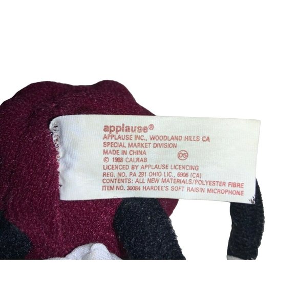 Lot of 2 Vintage Applause CALIFORNIA RAISINS Plush Doll Figures Posable 1988 - Picture 4 of 7